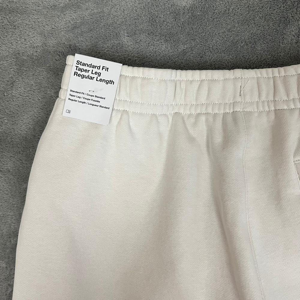 Nike Sweat Pants Mens S White Standard Fit Tapered Leg Rainbow Logo New - Picture 7 of 10